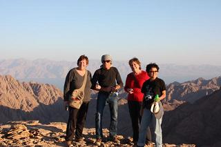 Ready for sunset meditation overlooking The Red Sea, Sinai mountains and across to Saudi Arabia Red Sea Venue Sunset Meditation in the Sinai Desert