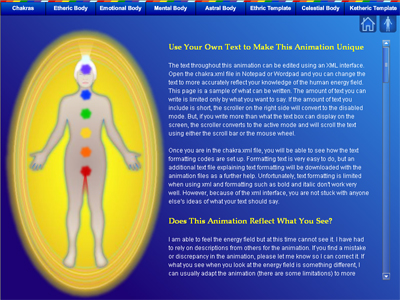 The Human Energy Field and Chakras Animations