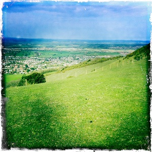 A walk on the Downs in spring...