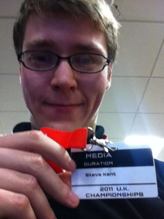 In the media room at the Snooker UK championship!