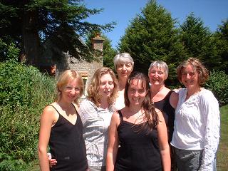 Staff Team at Chateau Bellenau Detox Retreat Josie Karla Kath Jo Shazhadi Janet