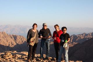 Trekking in the Sinai Desert