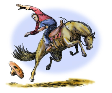 bucking horse broncho
